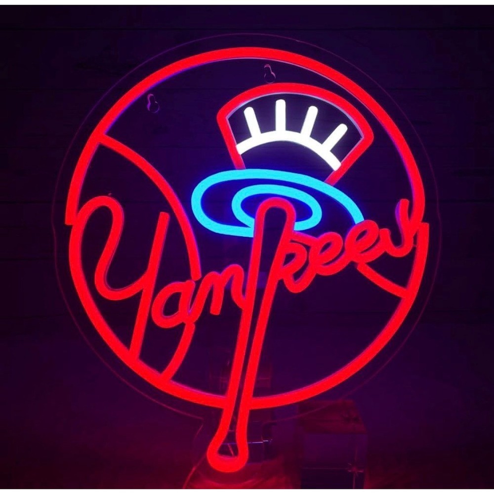 New York Yankees baseball LED Neon Sign For Bar, Porch, Garage, Mancave